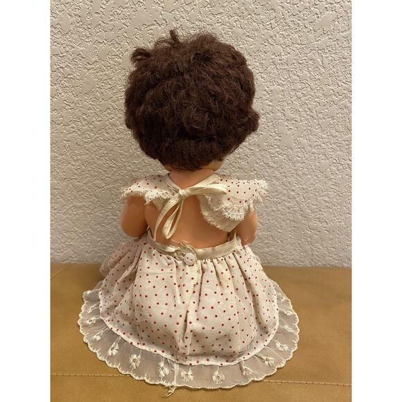 Unmarked All Vinyl Drink and Wet Vintage Baby Doll 16” Open Close Eyes - Picture 3 of 5